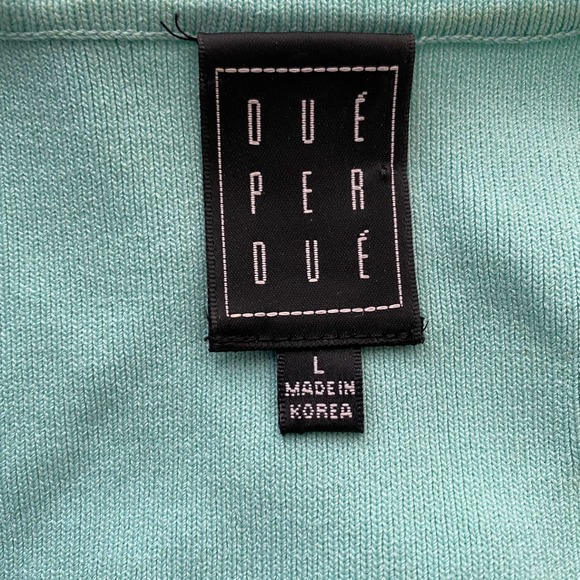 Due Per Due Woman's Scoop Neck Sleeveless Beaded Stretch Tank Sz L - Picture 4 of 6